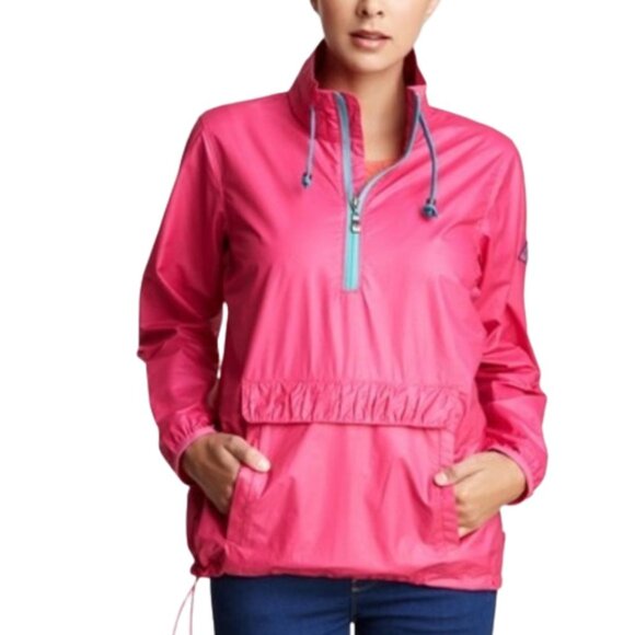 Merrell Jackets & Blazers - Merrell Avalon Wind Rush Half Zip Jacket Vintage Pink/Teal S